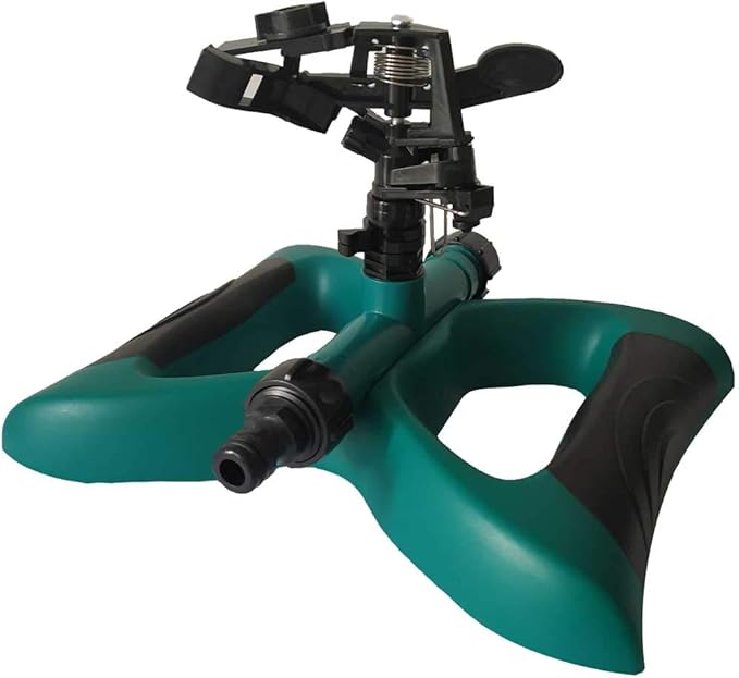 Durable Lawn Sprinkler, 3 Arm with Impact Water Sprinklers for Lawn