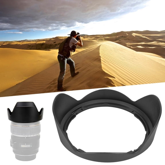 Durable Lens Hood For <span Style="background:red"></span> 17,35mm 18,35mm, Blocks <span Style="background:red"></span> Protects Lens