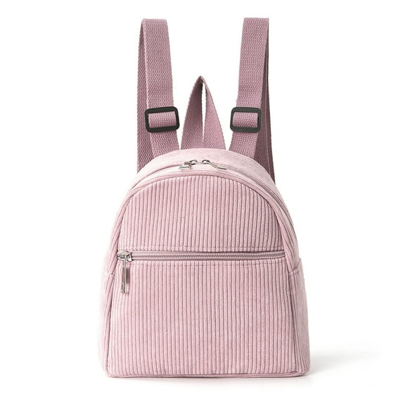 Durable Lightweight Corduroy Backpack For School Travel With Multiple Pockets Water Daypack Bookbag Travel School Bag for Elementary Middle High School Students