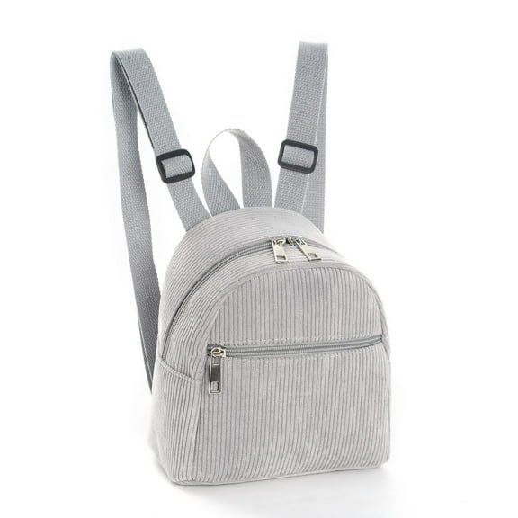 Durable Lightweight Corduroy Backpack For School Travel With Multiple Pockets Water Daypack Bookbag Travel School Bag for Elementary Middle High School Students