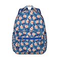 thumbnail image 1 of Durable Lightweight Laptop Daypack Featuring Hawaii Tropical Wind Palm Leaves Print: Perfect Gift for Students, Large Capacity Bookbag for High School, College, Campus Commute, and Everyday Use, 1 of 6
