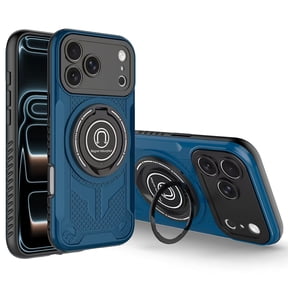 Durable Loop Grip Armor Case with MagSafe for iPhone 17 Pro - Dark Blue