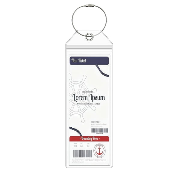 Durable Luggage For Travel With Strong Stainless Steel Metal Loops And Clear ID Card Holder For Easy Identification And Enhanced Baggage Hangs Home Decor