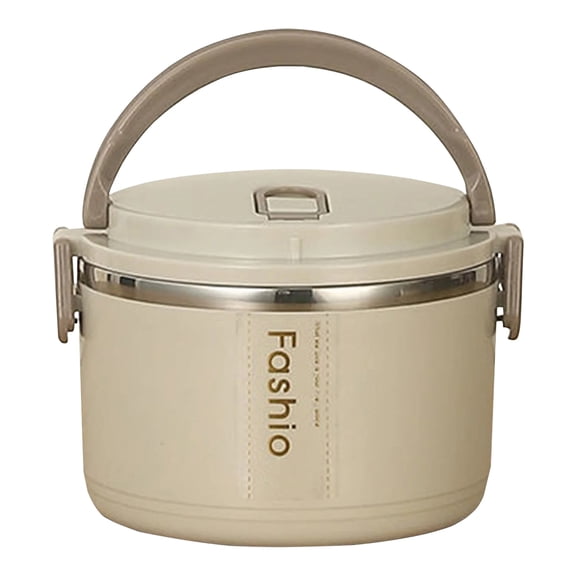 Durable Lunch Box - Large Capacity Stainless Thermal Lunch Box Portable Compartment Box For And Workers Leak Proof Heat Retention Easy To Carry