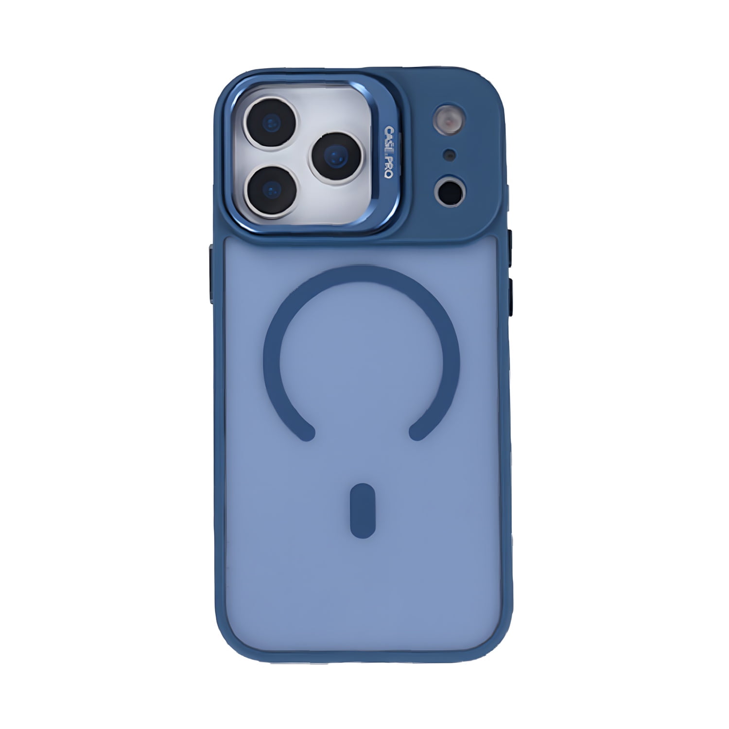 Durable MagSafe Camera Stand Case for iPhone 17 Pro - Dark Blue
