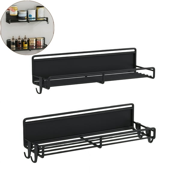 Durable Magnetic Side Storage Bins for Refrigerators Set of 2 Organizers