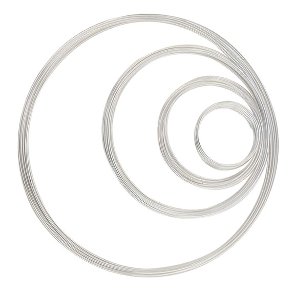 Durable Memory Wire for Bracelets Necklaces and Rings Exquisite Memory Steel Wire Hoop for Birthdays and Anniversaries