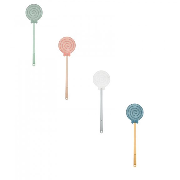 Durable Mesh Fly Swatter Plastic Long Handle Mosquito Killer Manual Multi-function Household Summer Mosquito Swatter