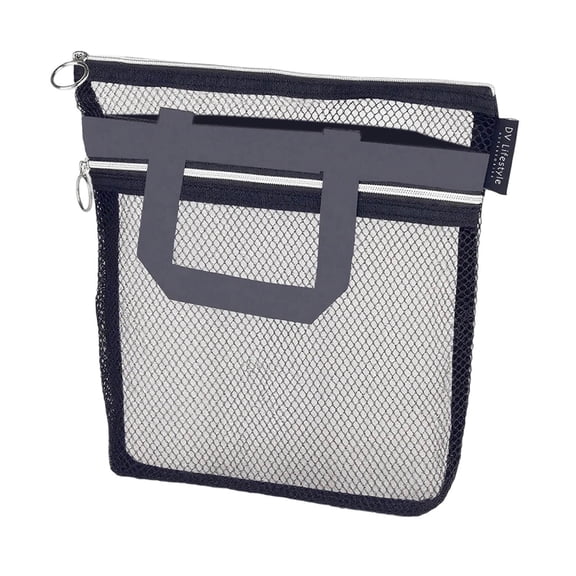 Durable Mesh Shower Caddy Tote -Purpose Hanging Organizer for Bath Gym Travel and Camping Lightweight Zippered Toiletry Bag for Quick and Storage