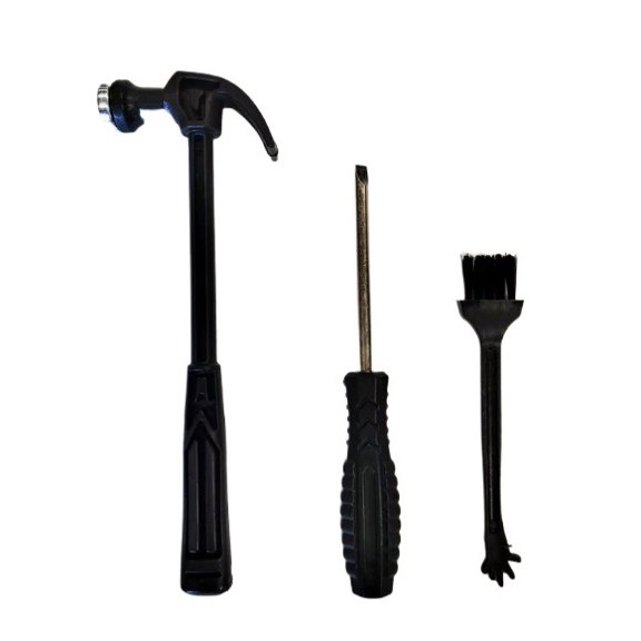 Durable Metal Archaeological Tools Set - Small Hammer & Ram's Horn Hammer for Precision Excavation