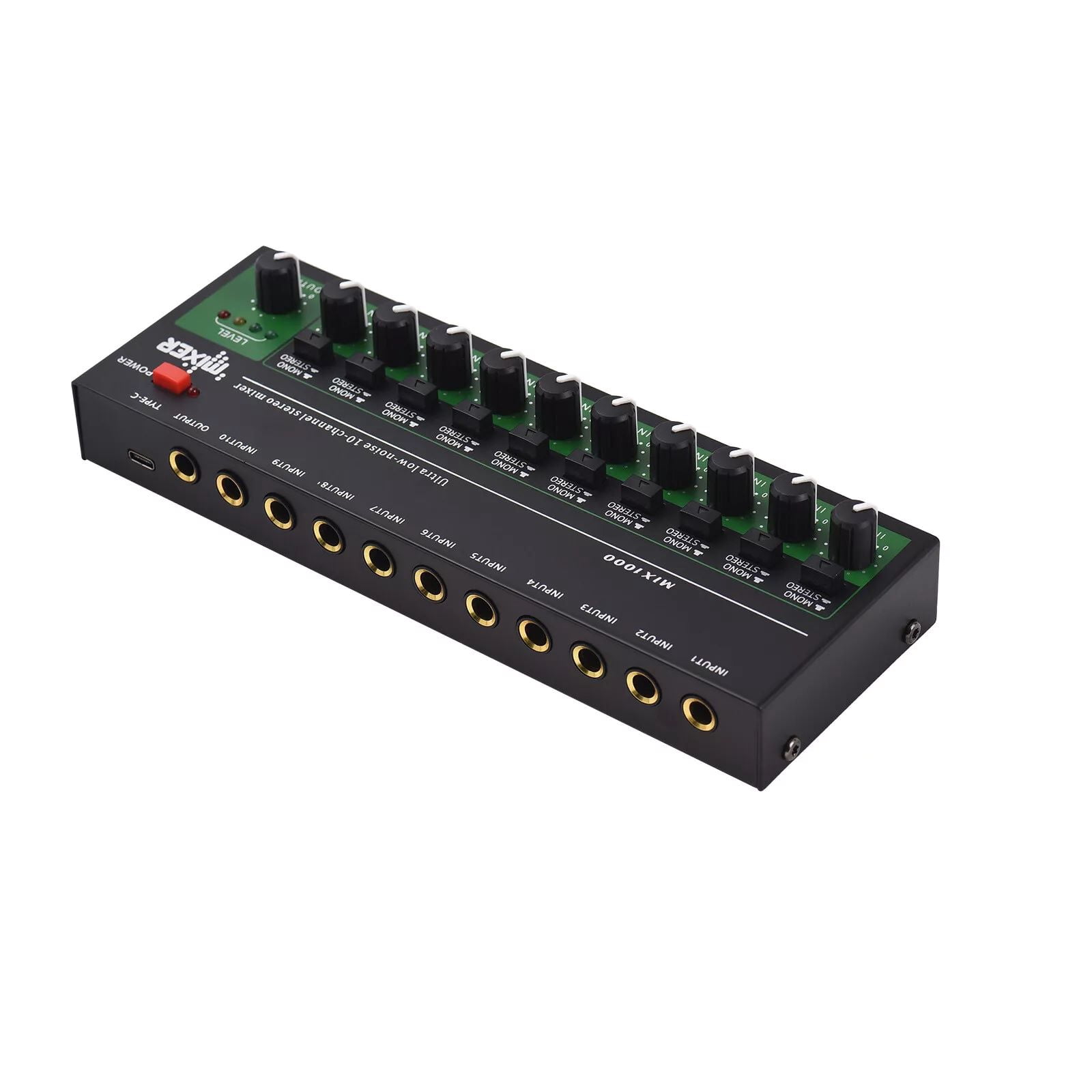 Durable Metal Audio Mixer for Versatile Applications for Music, Podcasts & Live Streams