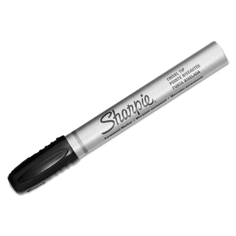 Durable Metal Barrel Permanent Marker, Broad Chisel Tip, Black Durable Metal Barrel Permanent Marker, Broad Chisel Tip, Black