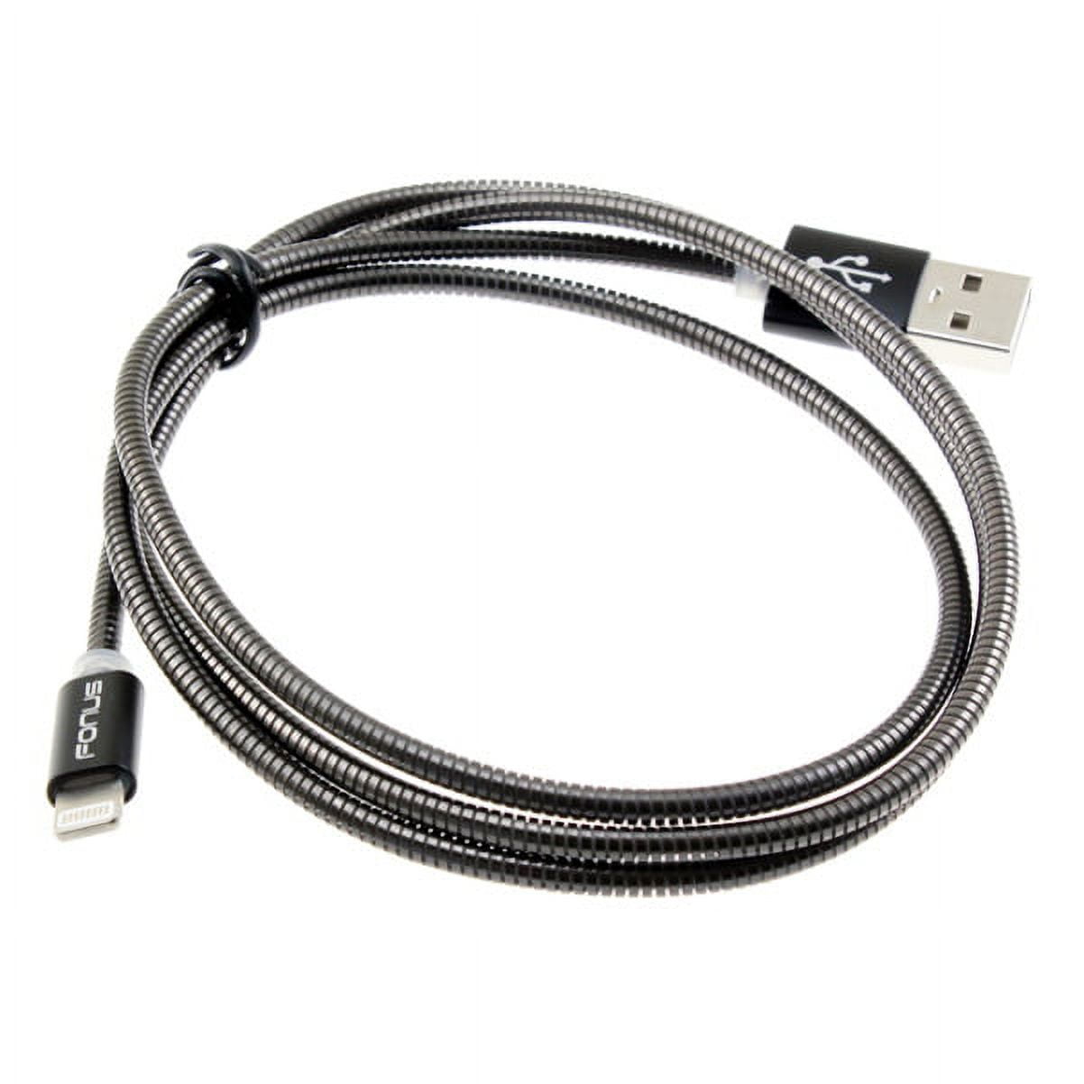 Durable Metal Braided USB Cable Charger Power Sync Wire Data