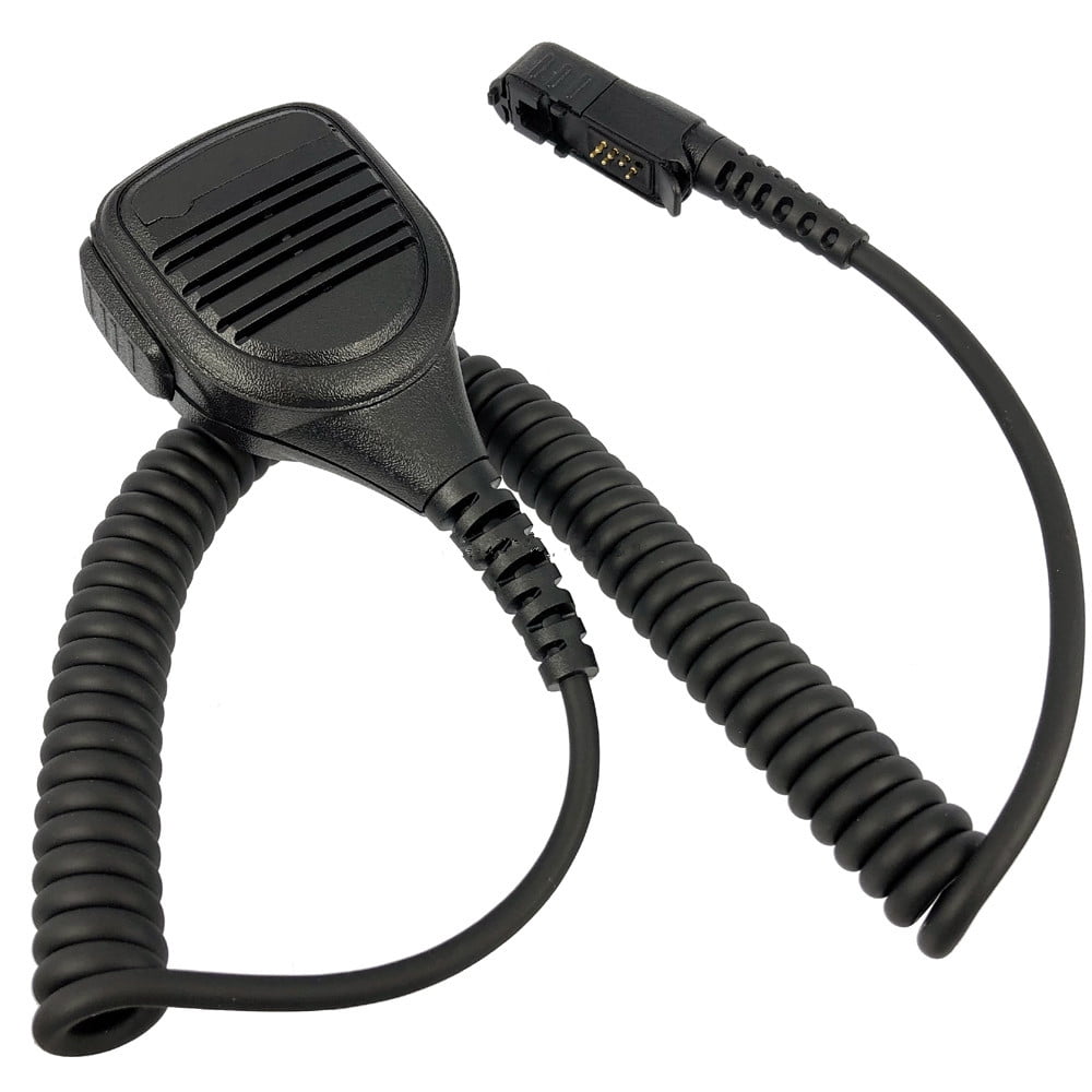 Durable Metal Clip Speaker Microphone for Motorola Radios 360 Degree Rotation and Long-Life PTT TAPDRA Accessories