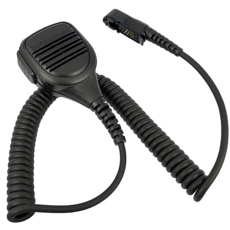 Durable Metal Clip Speaker Microphone for Motorola Radios 360 Degree Rotation and Long-Life PTT TAPDRA Accessories