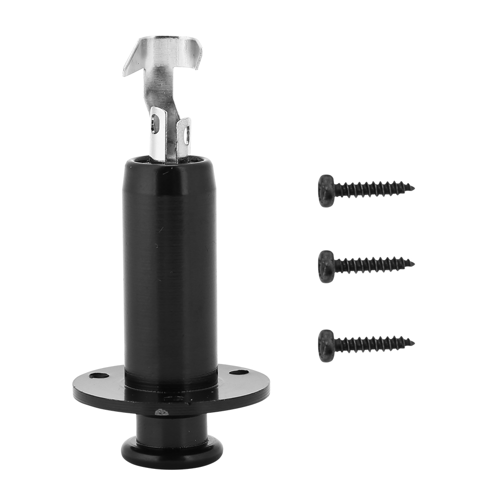 Durable Metal End Pin 6.35mm 1/4" Output Jack Socket for Acoustic