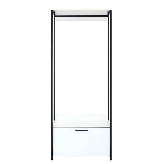 Durable Metal, Extra Deep Compartments / Easy to Assemble Walk-in Closet