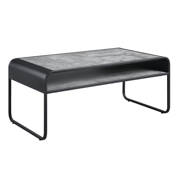 Durable Metal Frame & Thick Wood Top - Stable and Long - lasting Coffee Table for Your Home