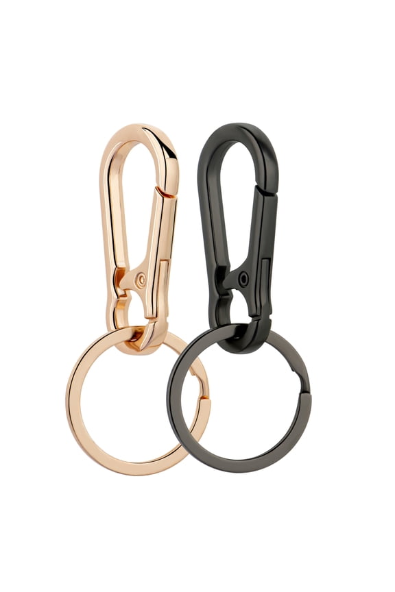 Durable Metal Keychain Clip Key Ring Holder, Compact Key Organizer, Convenient Key Finder for Home Car Keys, Stylish for Men & Women