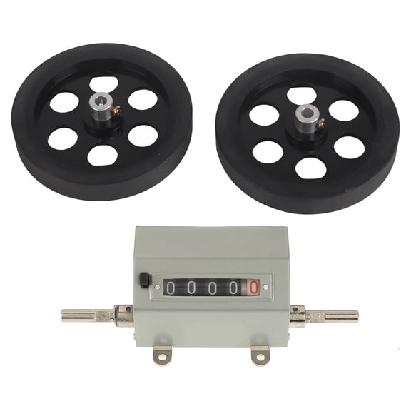 Durable Metal Length Counter, Easy,Read 5,Digit Display, Anti,Skip Wheel, Convenient Reset Button