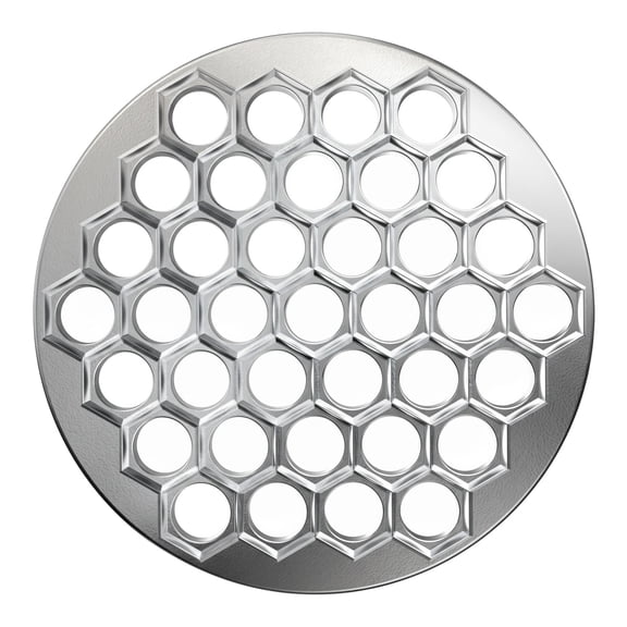 Damkogic Heavy Duty Metal Ravioli & Pelmeni Press Mold, Easy Press Dumpling Tool for Homemade Meat Dumpling Making