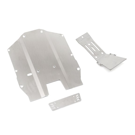 Durable Metal Remote Car Crawler Chassis Guard Plate Tail Crawler Chassis Guard Suitable for 1/12 Remote Car Crawler