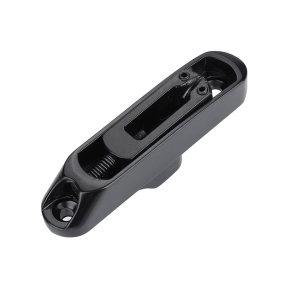 Durable Metal Single Bridge with Screw Replacement Part Accessory for Electric Bass(Black)