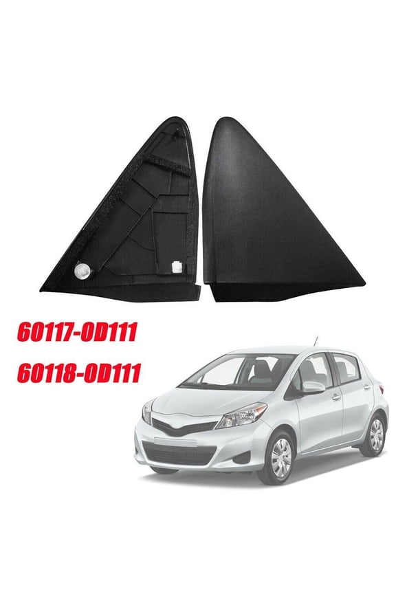 Durable Mirror Corner Cover Body Moldings 60117-0D111 60118-0D111 For Toyota