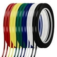 thumbnail image 1 of Durable Mixed Colors Whiteboard Pinstripe Tape, 216 Ft Roll, 12 1/8 Inch, Art and Craft Tape, 1 of 7