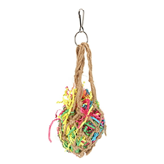 Durable Multifunctional Interactive Hanging Toy for Parrots and Pet Birds Activity