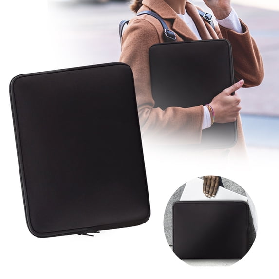 Durable Neoprene Laptop Sleeve Water-Resistant with Carry Strap 11 Inch A