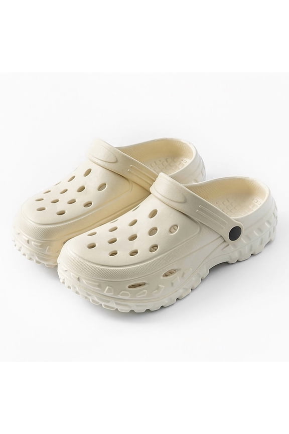 Durable, Non-Slip Clogs for Women with Thick Soles, Suitable for Outdoor Use, Featuring Two-Way Beach Footwear And Summer Sandals for Men
