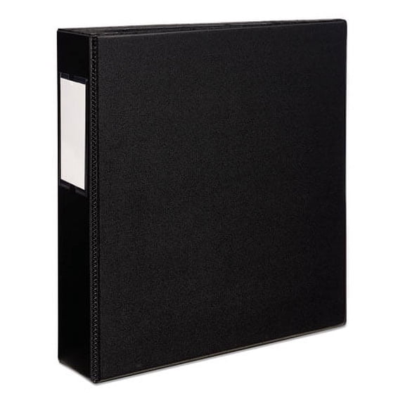 Durable Non-View Binder With Durahinge And Ezd Rings, 3 Rings, 2" Capacity, 11 X 8.5, Black, (8502) | Bundle of 2 Each