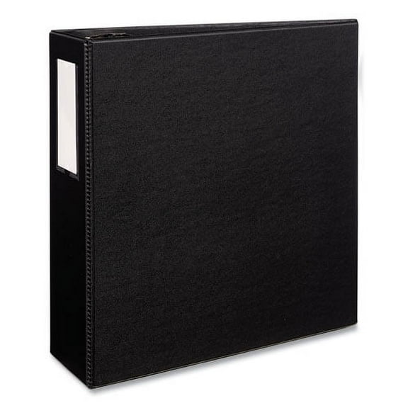 Durable Non-View Binder With Durahinge And Ezd Rings, 3 Rings, 4" Capacity, 11 X 8.5, Black, (8802) | Bundle of 2 Each