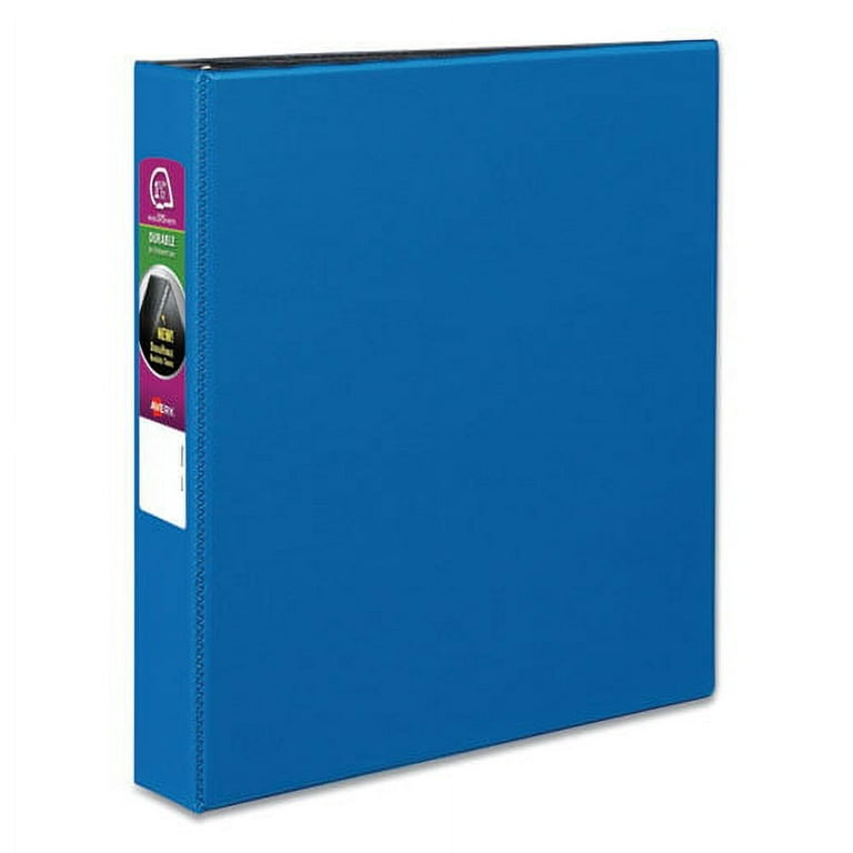 Durable View Binder with DuraHinge and Slant Rings, 3 Rings, 1.5 Durable View Binder with DuraHinge and Slant Rings, 3 Rings, 1.5