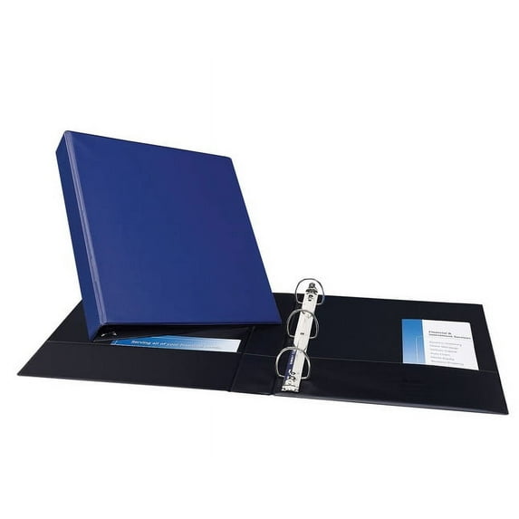 Durable Non-View Binder With Durahinge And Slant Rings, 3 Rings, 1.5" Capacity, 11 X 8.5, Blue | Bundle of 5 Each