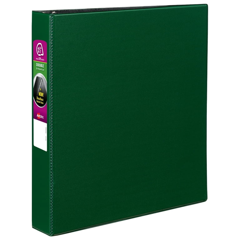 Durable Non-View Binder with DuraHinge and Slant Rings, 3 Rings, 1