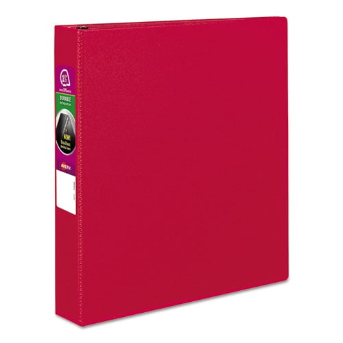Durable Non-View Binder With Durahinge And Slant Rings, 3 Rings, 1.5" Capacity, 11 X 8.5, Red | Bundle of 10 Each