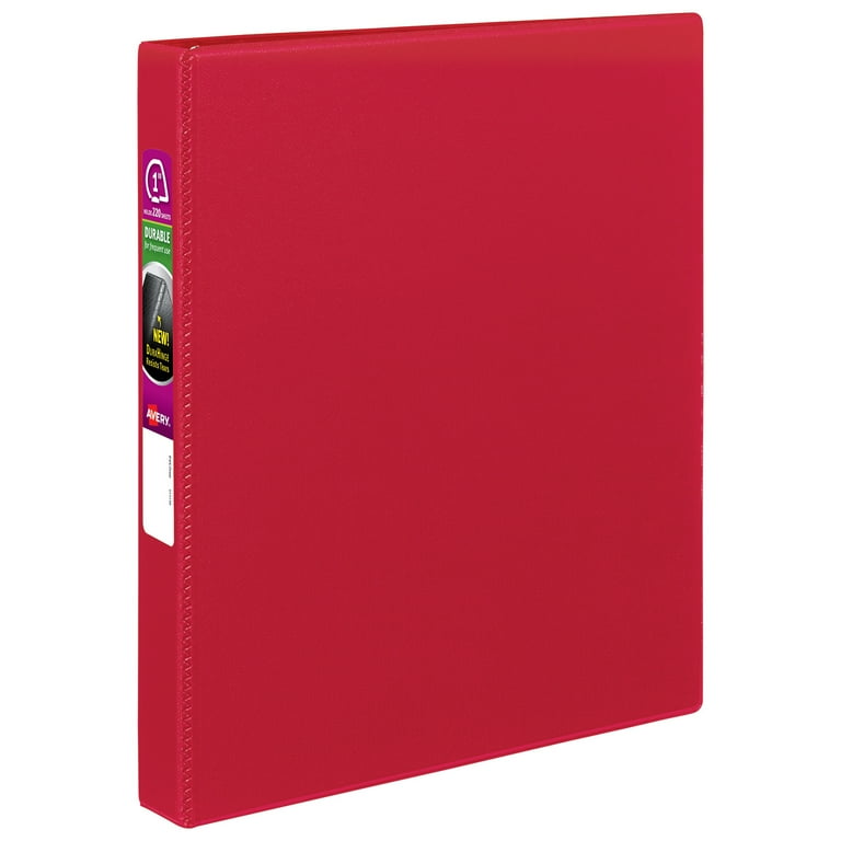 Durable Non-View Binder with DuraHinge and Slant Rings, 3 Rings, 1 Durable Non-View Binder with DuraHinge and Slant Rings, 3 Rings, 1