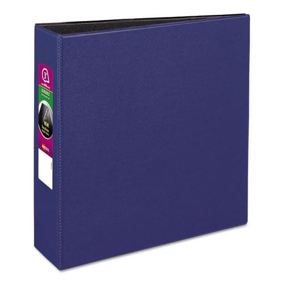 Durable Non-View Binder With Durahinge And Slant Rings, 3 Rings, 3" Capacity, 11 X 8.5, Blue | Bundle of 2 Each