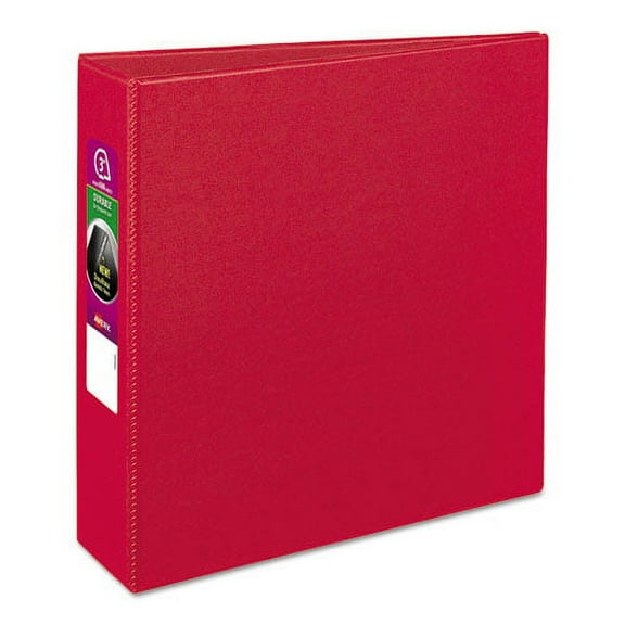 Durable Non-View Binder With Durahinge And Slant Rings, 3 Rings, 3" Capacity, 11 X 8.5, Red | Bundle of 10 Each