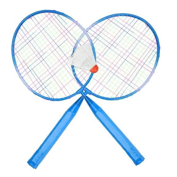 Durable Nylon Alloy Badminton Racket Racquet for Kids Children Training Practice(Blue)