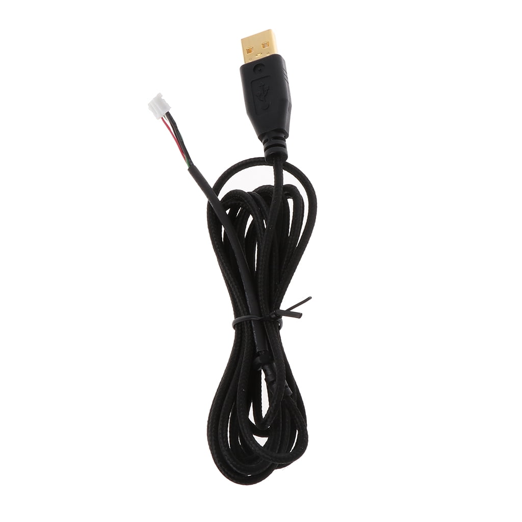Durable Nylon Braided Mice Line USB Mouse Cable Replacement Wire ...