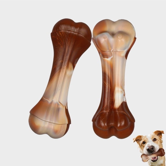 Durable Nylon Coffee Bone Dog Toy Strengthens Bite, 5.91 inches, Perfect for Small & Medium Dogs