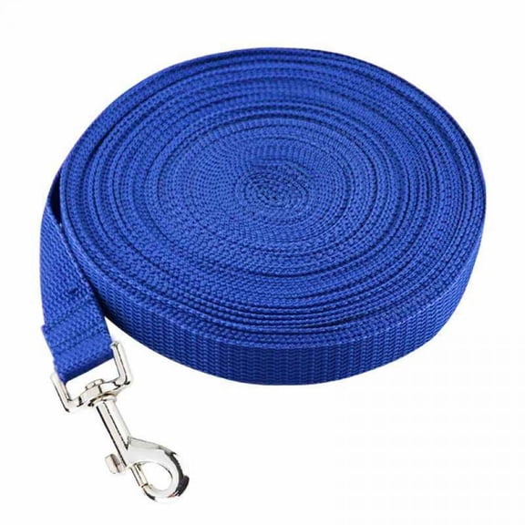 Durable Nylon Dog Leash 15ft, 20ft, 30 ft, 50ft100ft Foot Long, Walking Training Dog Leashes for Medium Large Dogs