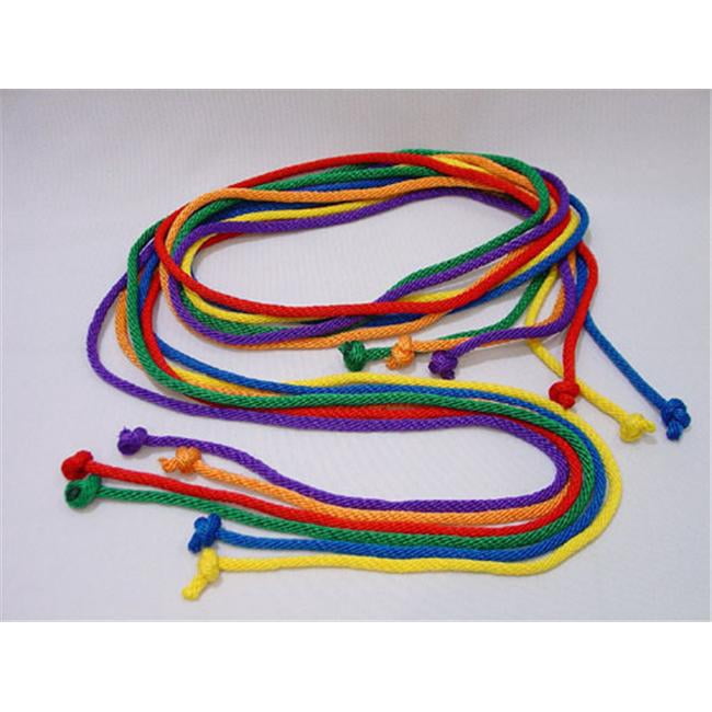 Durable Nylon Jump Ropes - 10 Feet - Set of 6
