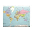 thumbnail image 1 of Durable Office Products 721119 20.75 x 15.75 in. Desk Pad with World Map, Transparent, 1 of 1