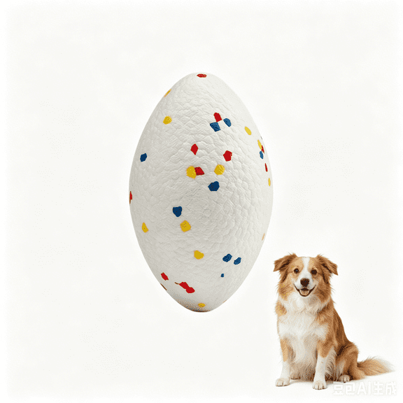 Durable Olive Bouncy Interactive Ball Toy for Dogs Fetch Game Lightweight Floating Outdoor Training