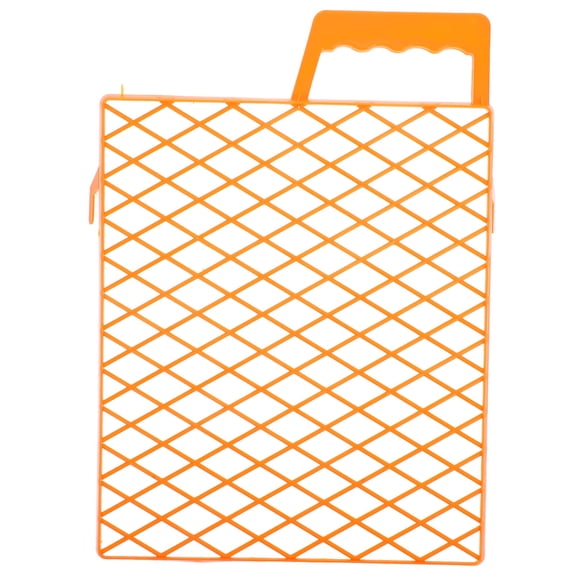 Durable Orange Plastic Paint Grid for Roller Buckets Lightweight Portable Use