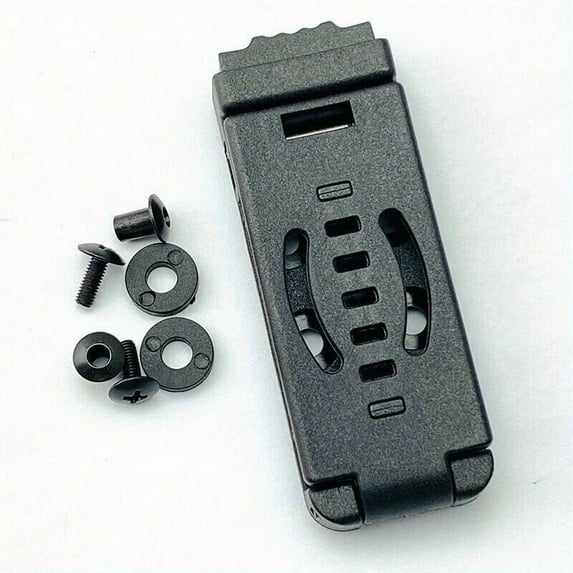 Durable Outdoor Tactical Knife Sheath Belt Clip with Mounting Screws for Secure Carry